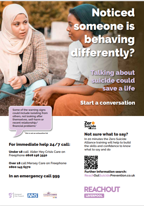 Suicide Prevention Campaign - Liverpool CAMHS